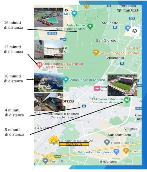 Casa Zeus Appartamento Monza Esterno foto